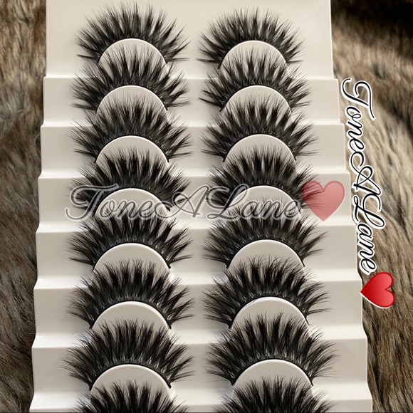 Mink Eyelashes Lashes 8d Eyelashes Lashes 8 pairs - Picture 3 of 3